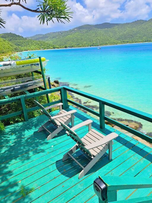 Sailfish Villa Luxury Beachfront Estate Magens Bay Cruz Bay 외부 사진