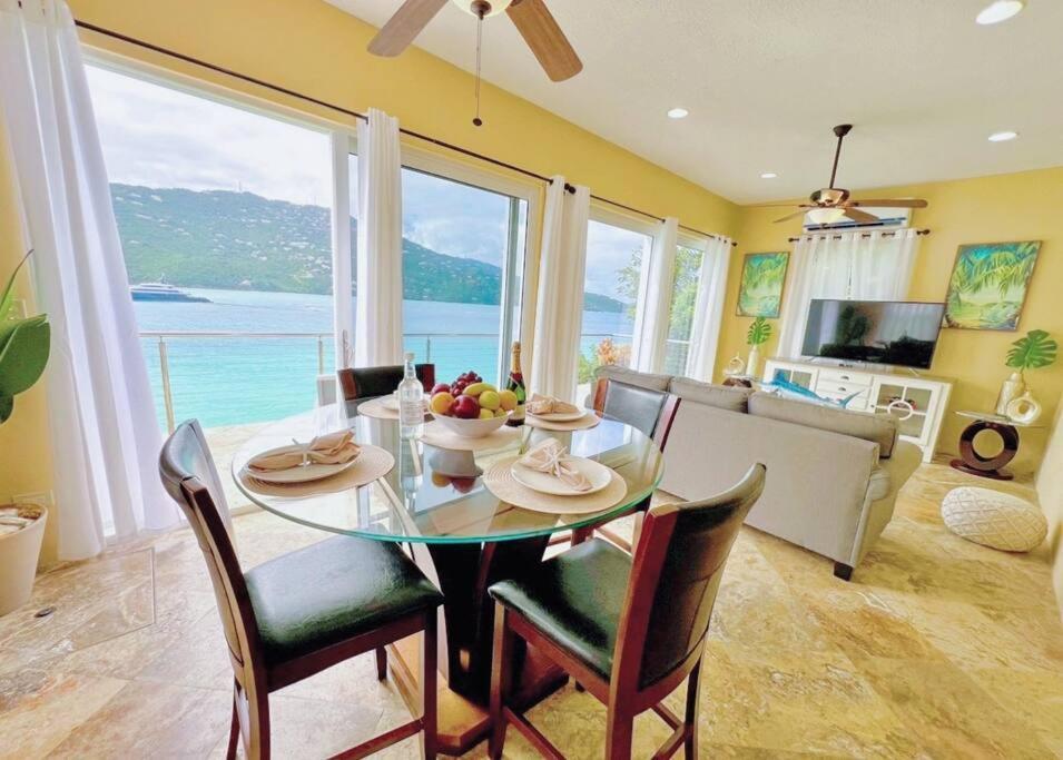 Sailfish Villa Luxury Beachfront Estate Magens Bay Cruz Bay 외부 사진