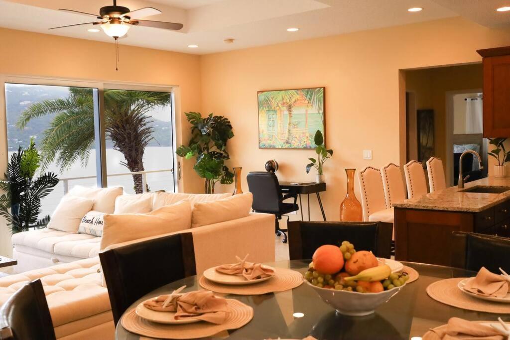 Sailfish Villa Luxury Beachfront Estate Magens Bay Cruz Bay 외부 사진
