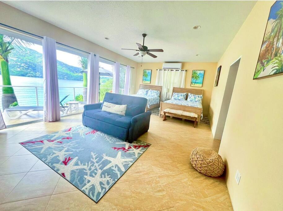 Sailfish Villa Luxury Beachfront Estate Magens Bay Cruz Bay 외부 사진