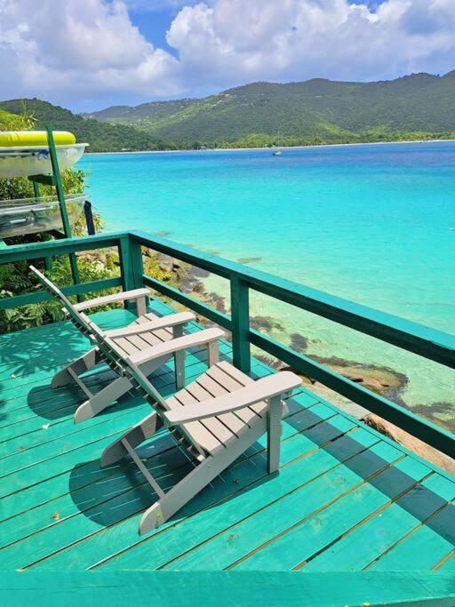 Sailfish Villa Luxury Beachfront Estate Magens Bay Cruz Bay 외부 사진