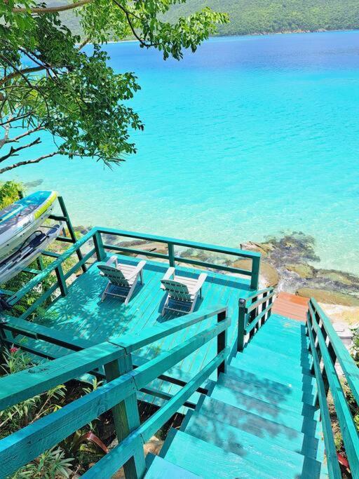 Sailfish Villa Luxury Beachfront Estate Magens Bay Cruz Bay 외부 사진
